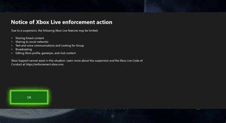 how long does xbox live enforcement last?