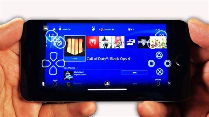 how to play ps4 on iphone away from home?