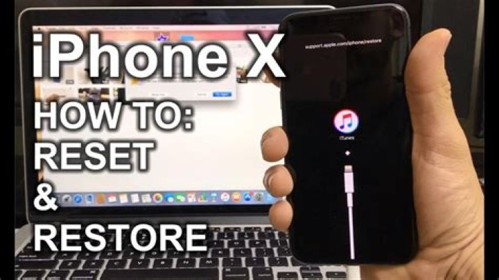 how to restore iphone x?